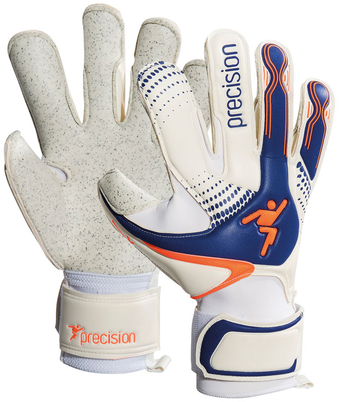Precision GK Fusion-X Quartz Surround Grip Goalkeeper Gloves Size 